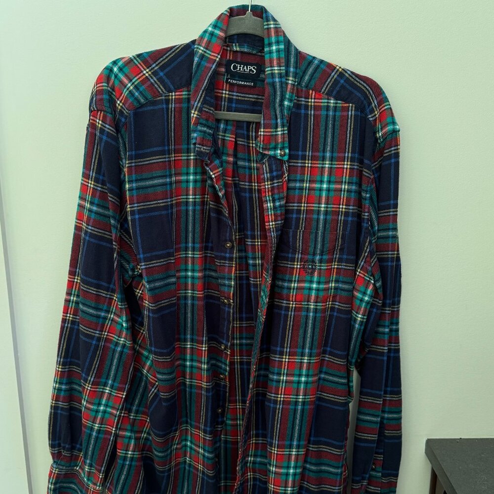 Men's Chaps XXL Performance Flannel